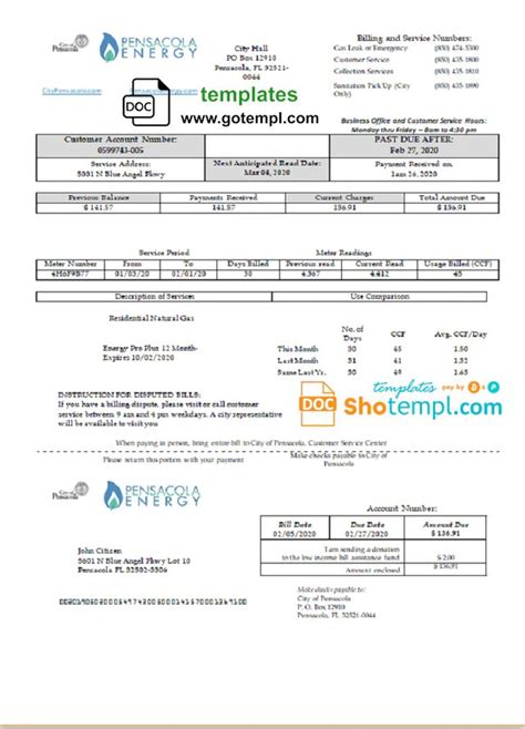 city of pensacola pay bill online.